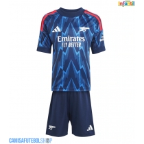 Camisa de time de futebol Arsenal Replicas 2º Equipamento Infantil 2025-26 Manga Curta (+ Calças curtas)